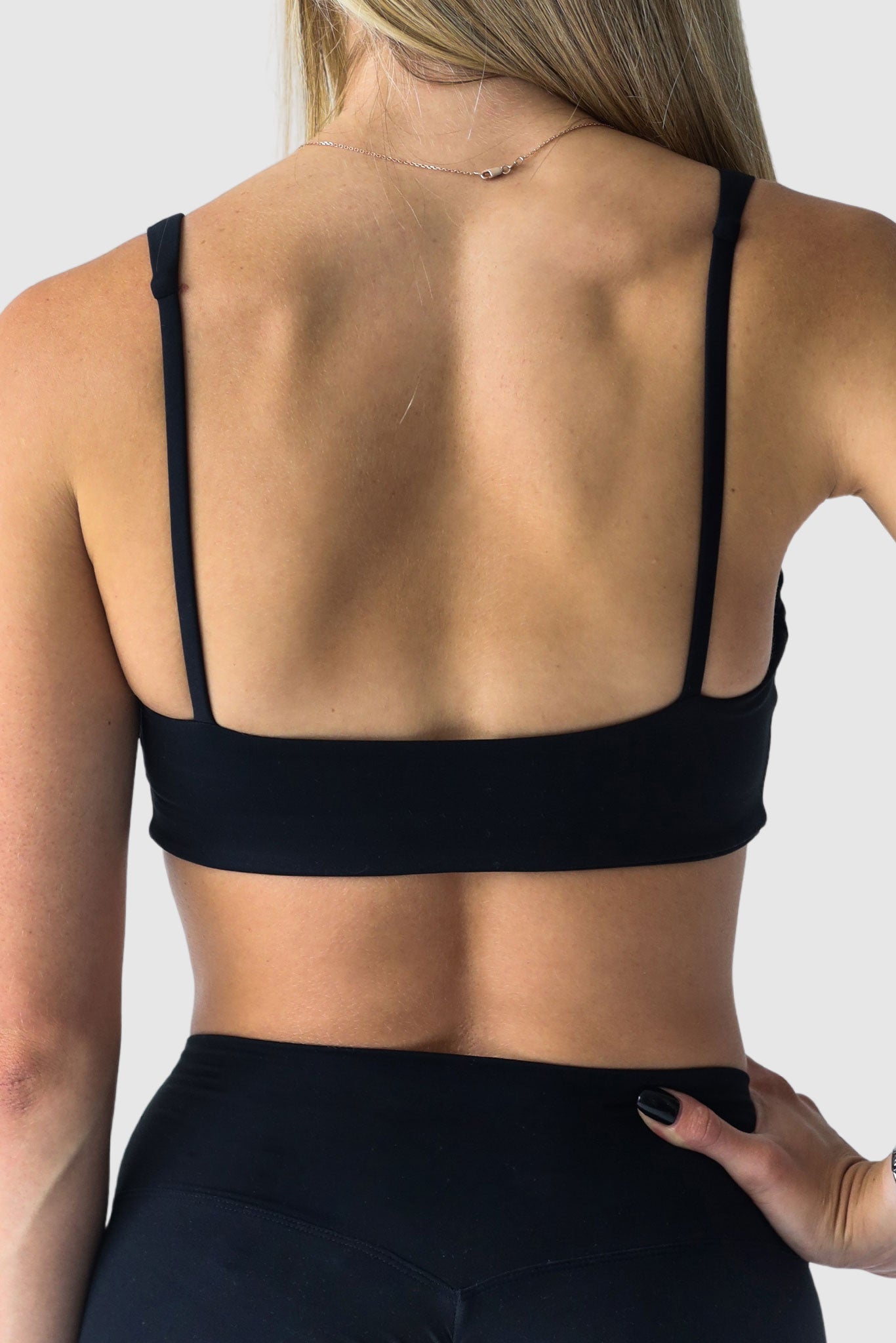 Luxe Sports Bra | Lunar Black