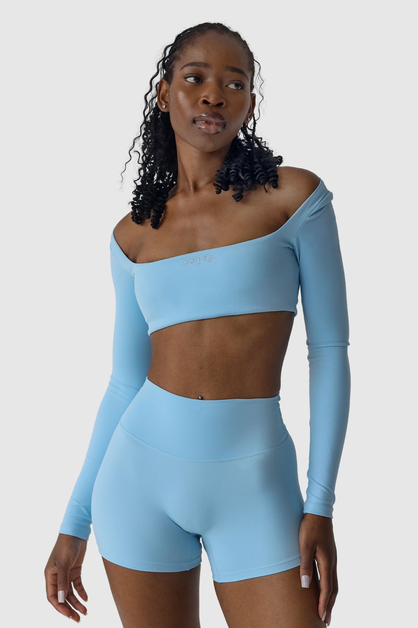 Luxe Shorts | Powder Blue