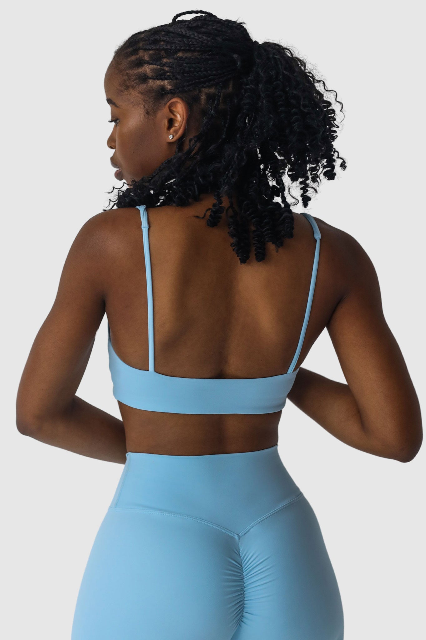 Luxe Sports Bra | Powder Blue