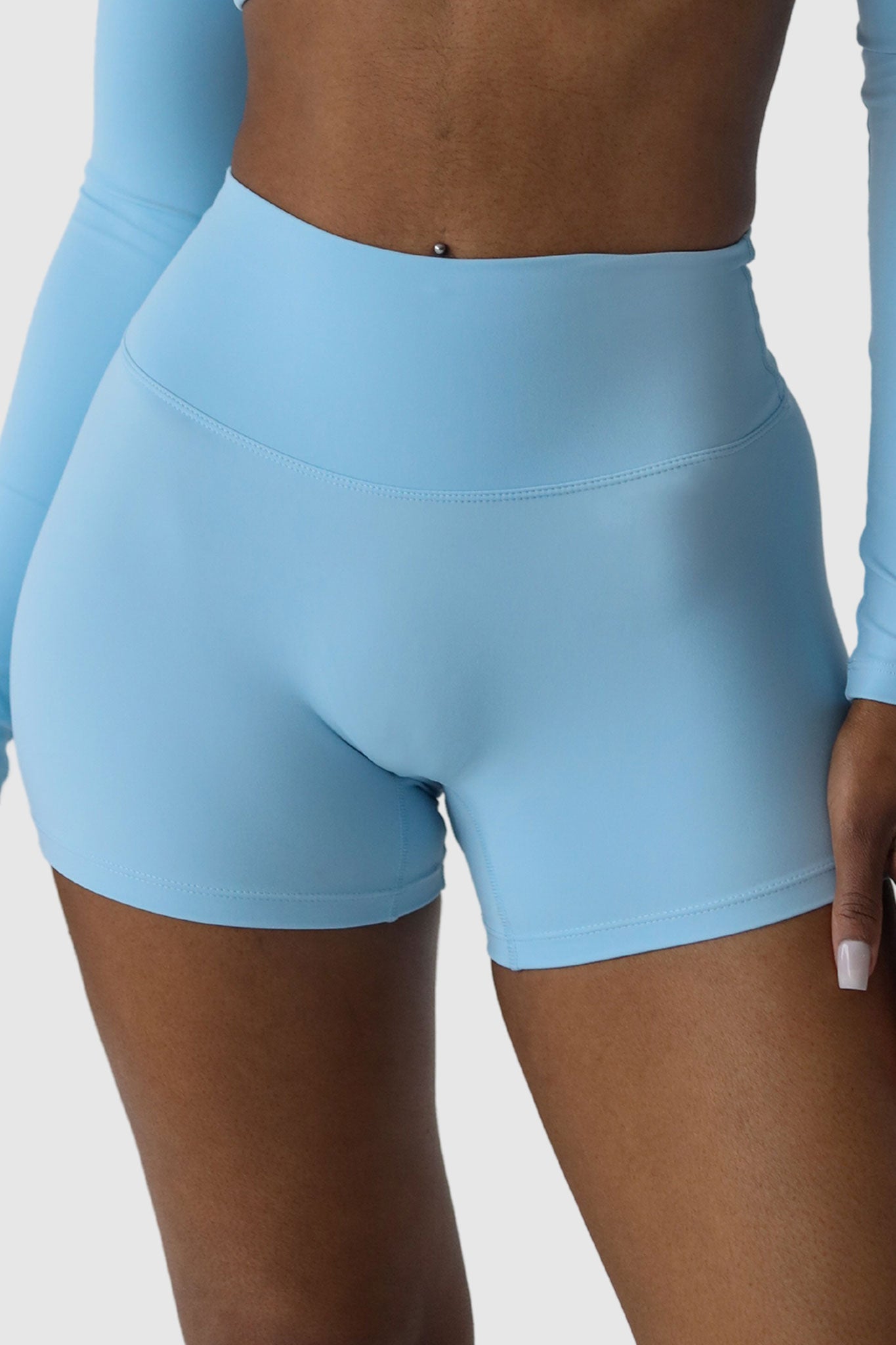 Luxe Shorts | Powder Blue