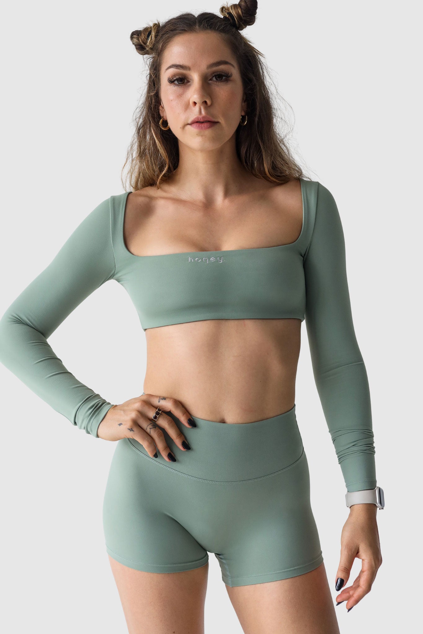 Luxe Shorts | Pistachio Green