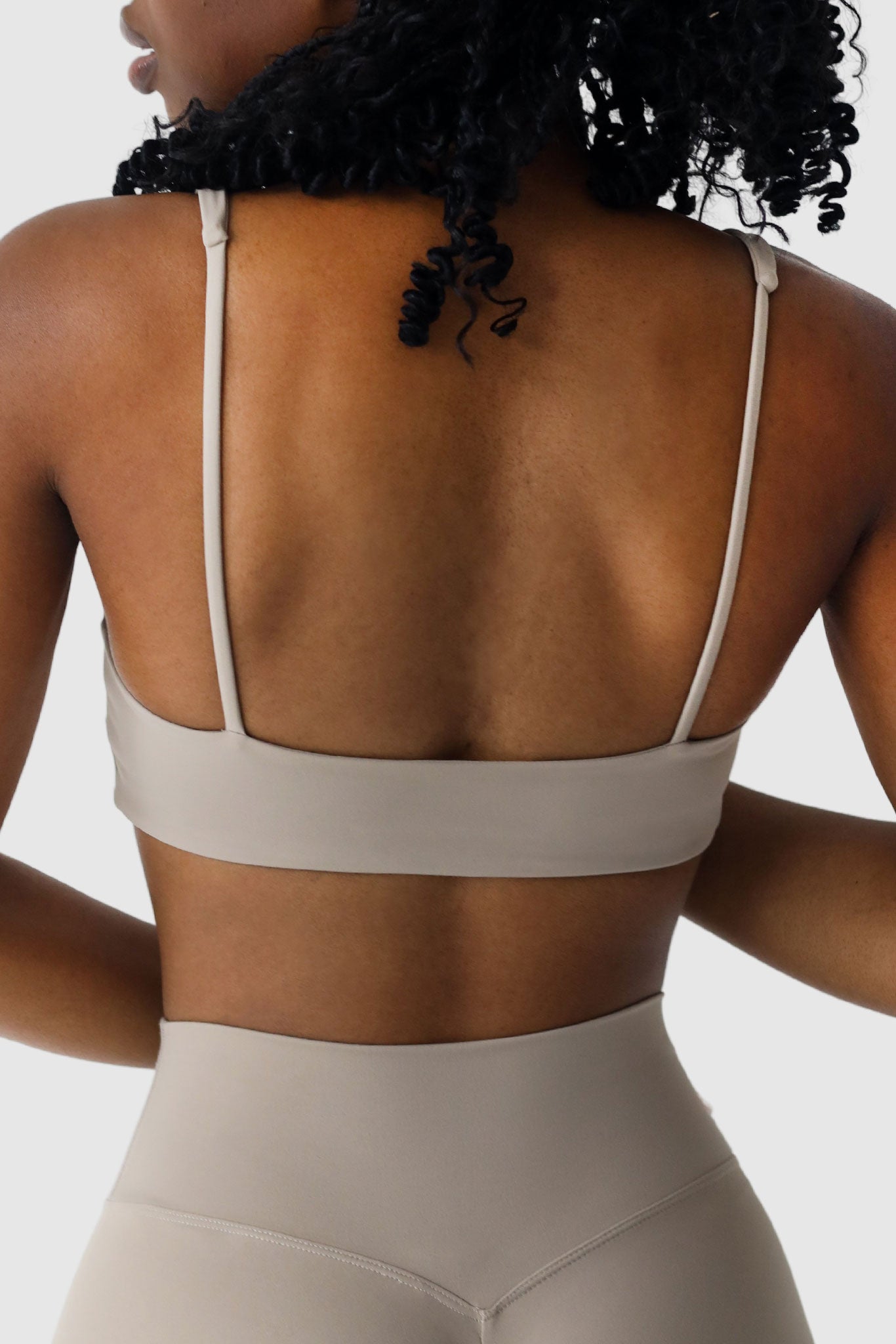 Luxe Sports Bra | Honey Latte Nude