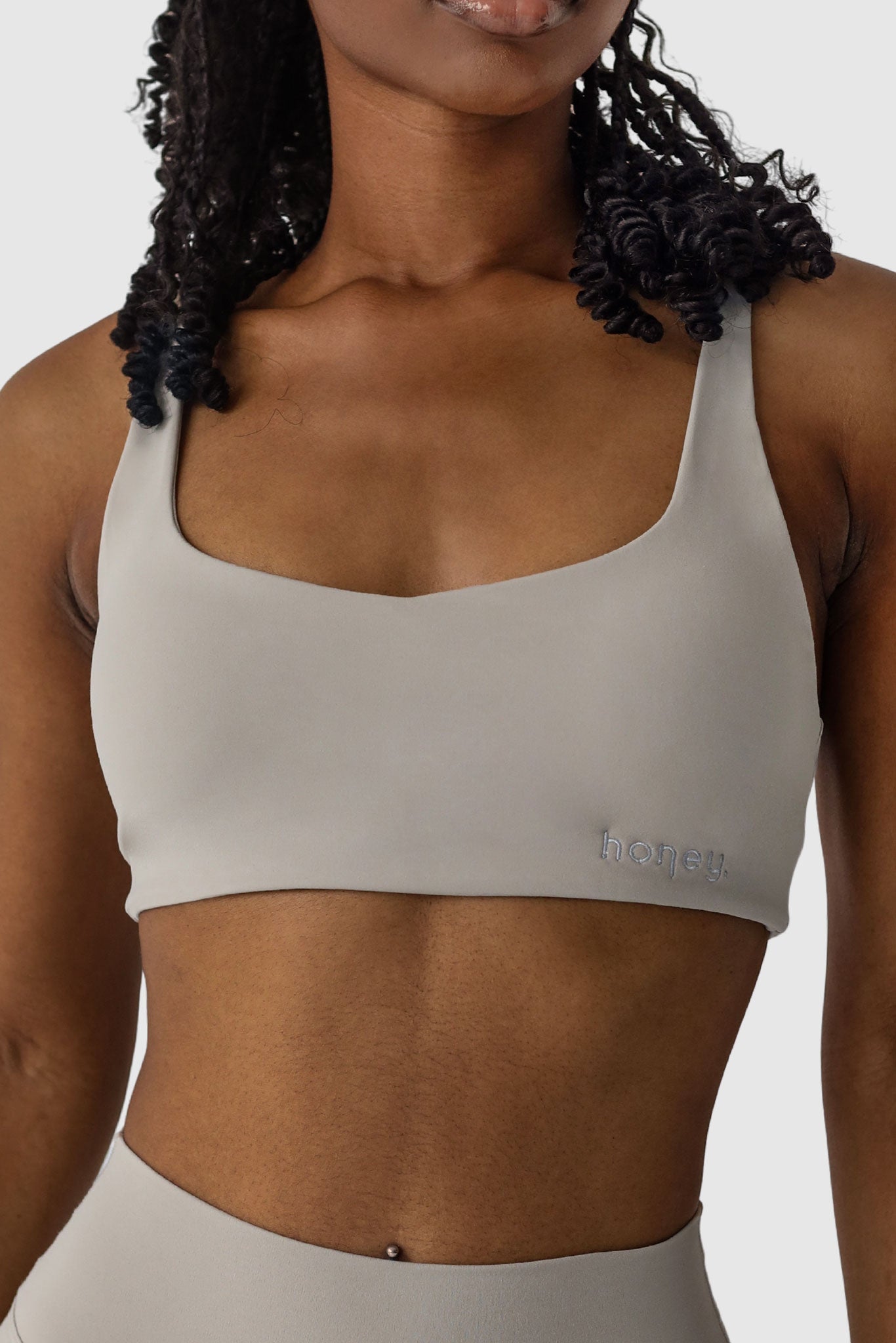 Luxe Sports Bra | Honey Latte Nude