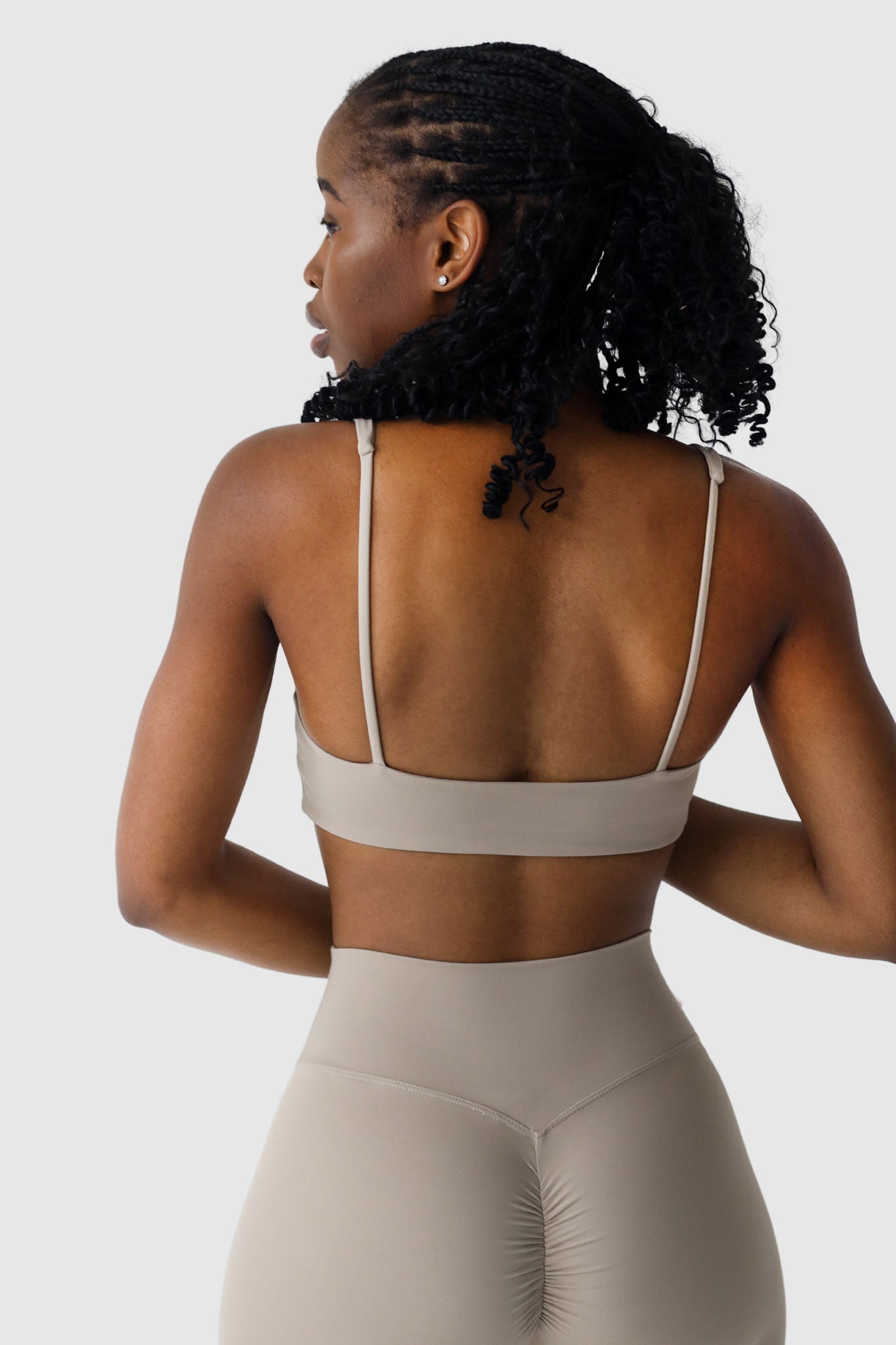 Luxe Sports Bra | Honey Latte Nude