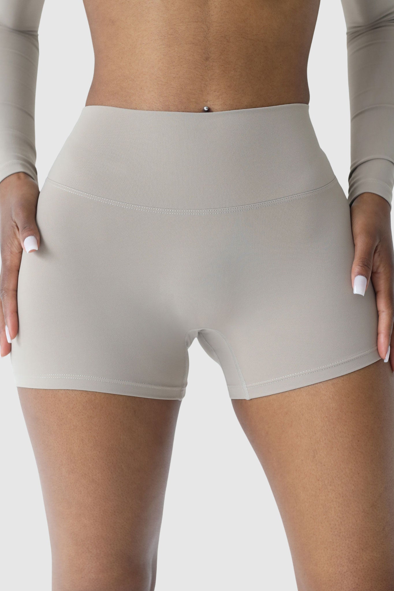 Luxe Shorts | Honey Latte Nude