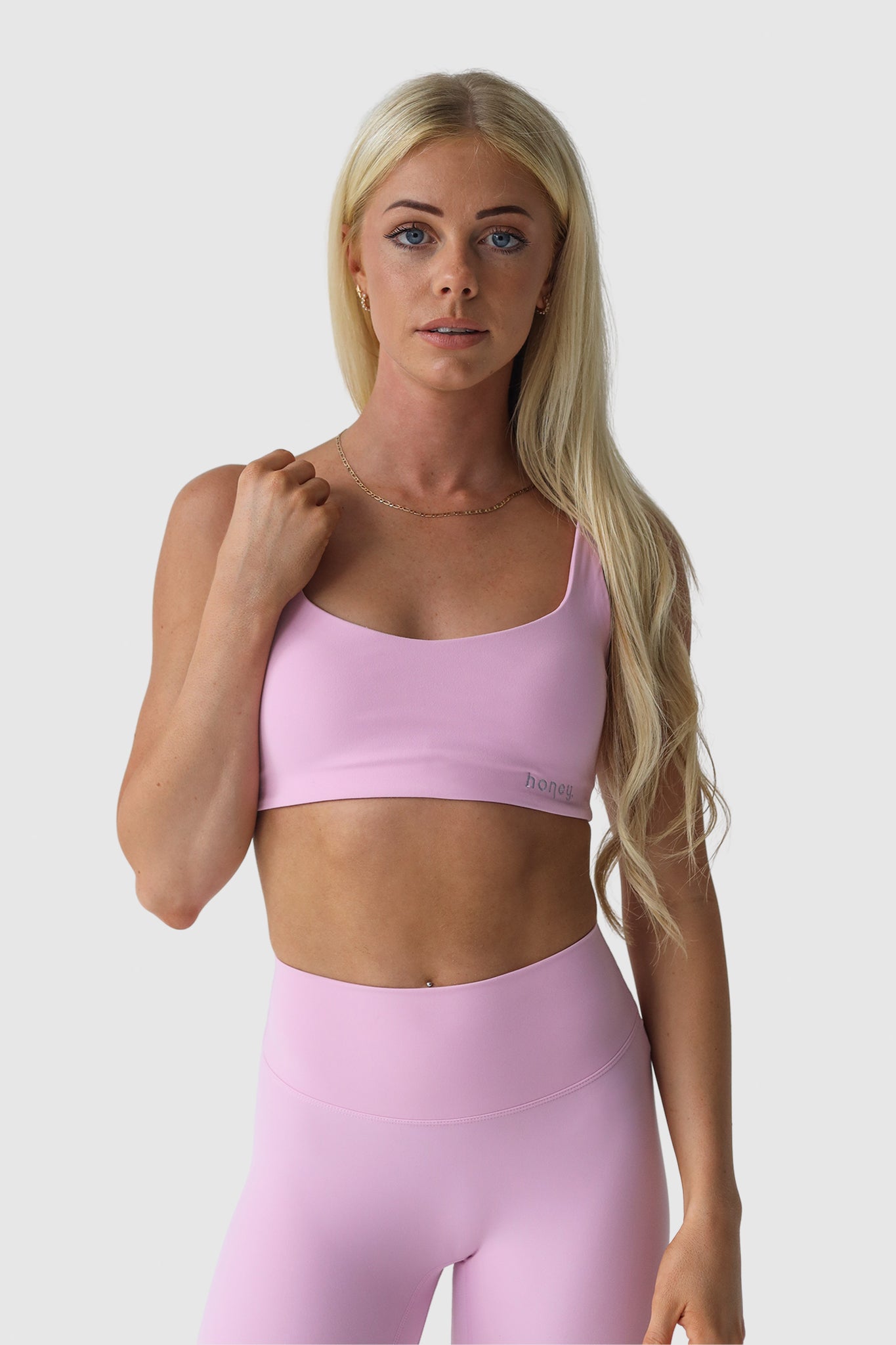 Luxe Sports Bra | Sweetheart Pink