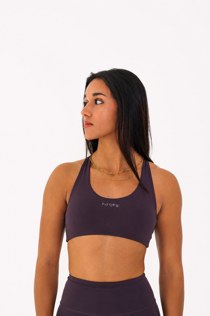 Pulse Sports Bra | Plum