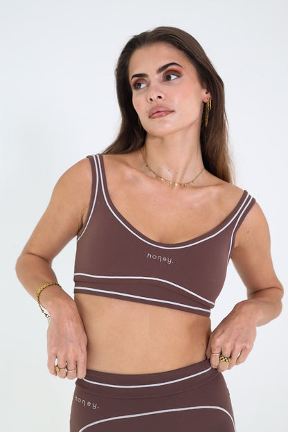 Form Sports Bra | Cappuccino