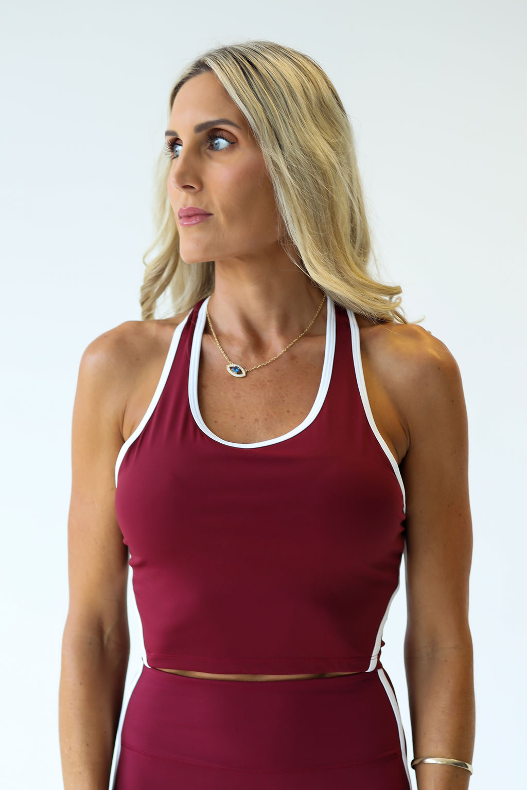 Muse Crop Top | Berry Rush Maroon