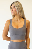 Elevate Sports Bra | Storm Grey