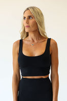 Elevate Sports Bra | Midnight Black