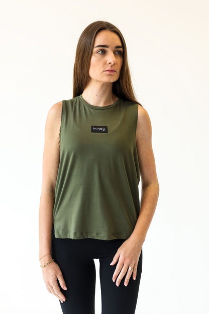 Staple Top | Army Green