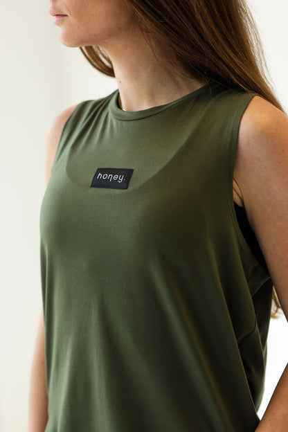 Staple Top | Army Green