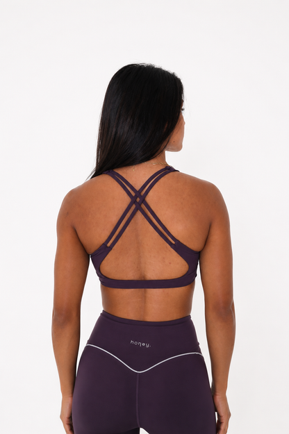 Pulse Sports Bra | Plum