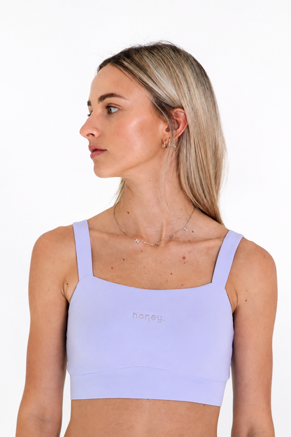 Run Sports Bra | Lavender Mist